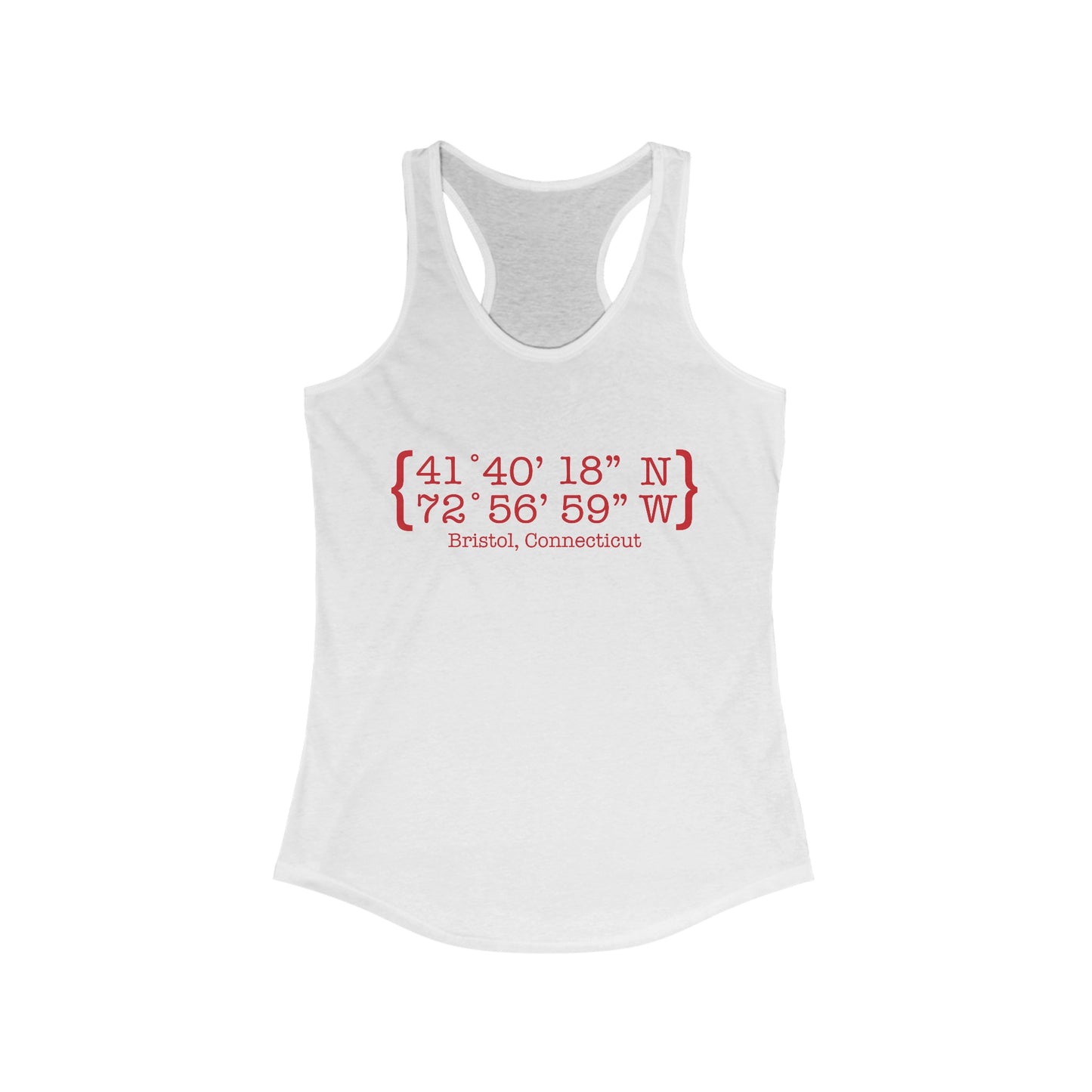 Bristol Coordinates // Bristol CT tank top shirt // finding connecticut