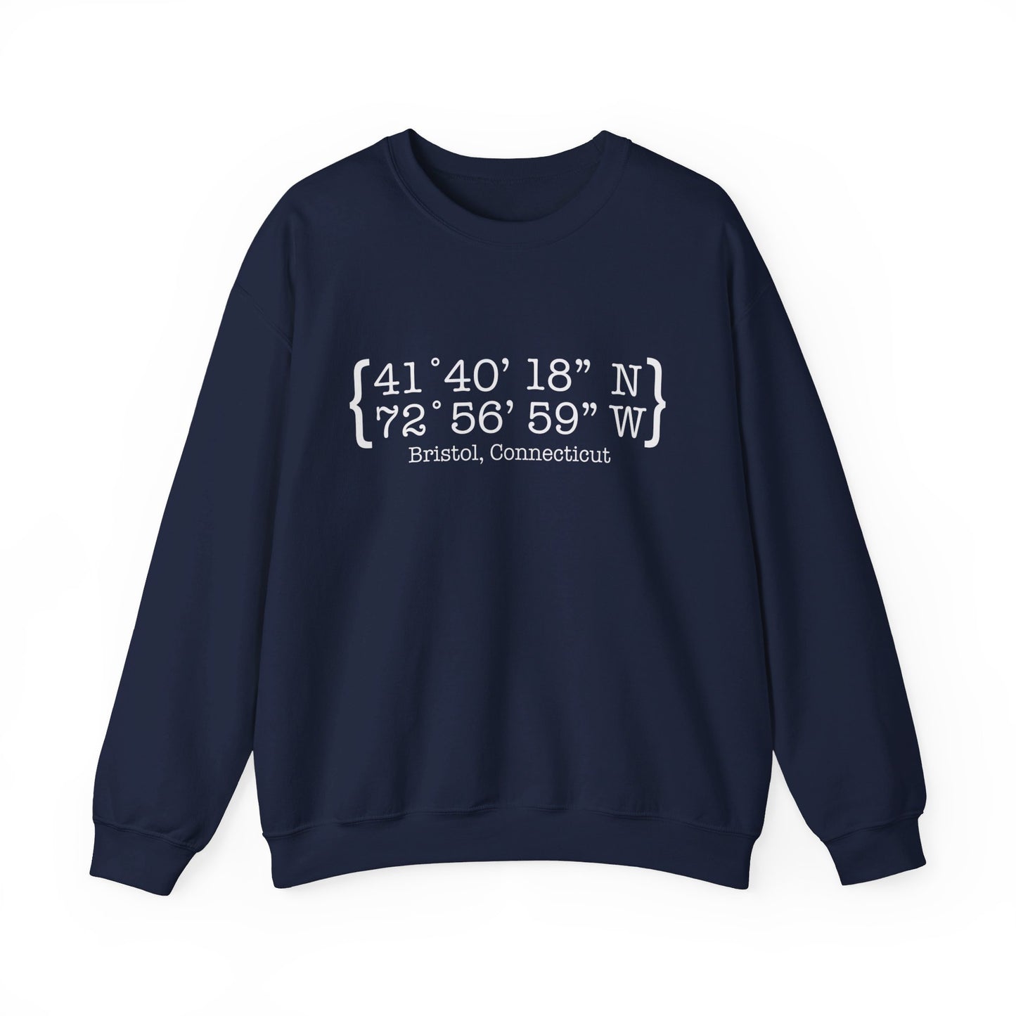 Bristol Coordinates // bristol CT sweatshirt // finding connecticut