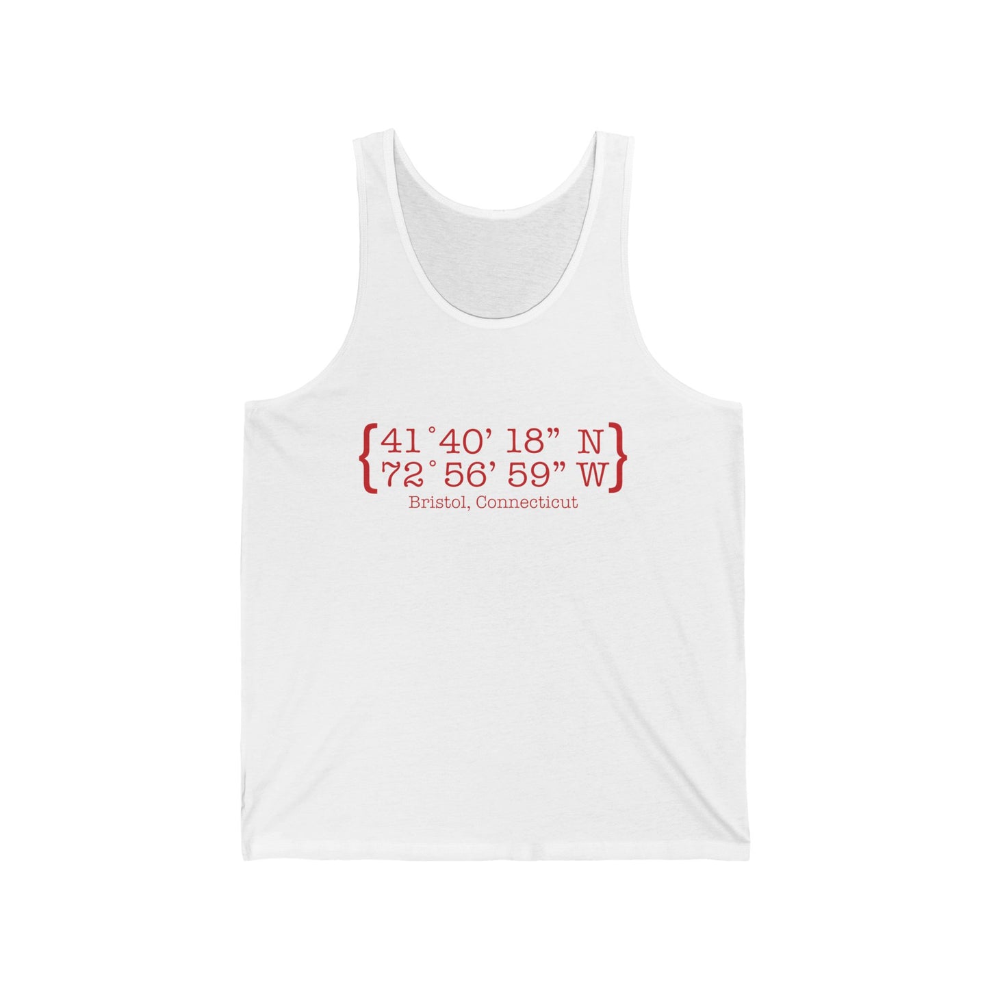 Bristol Coordinates // bristol connecticut tank top shirt /// finding connecticut