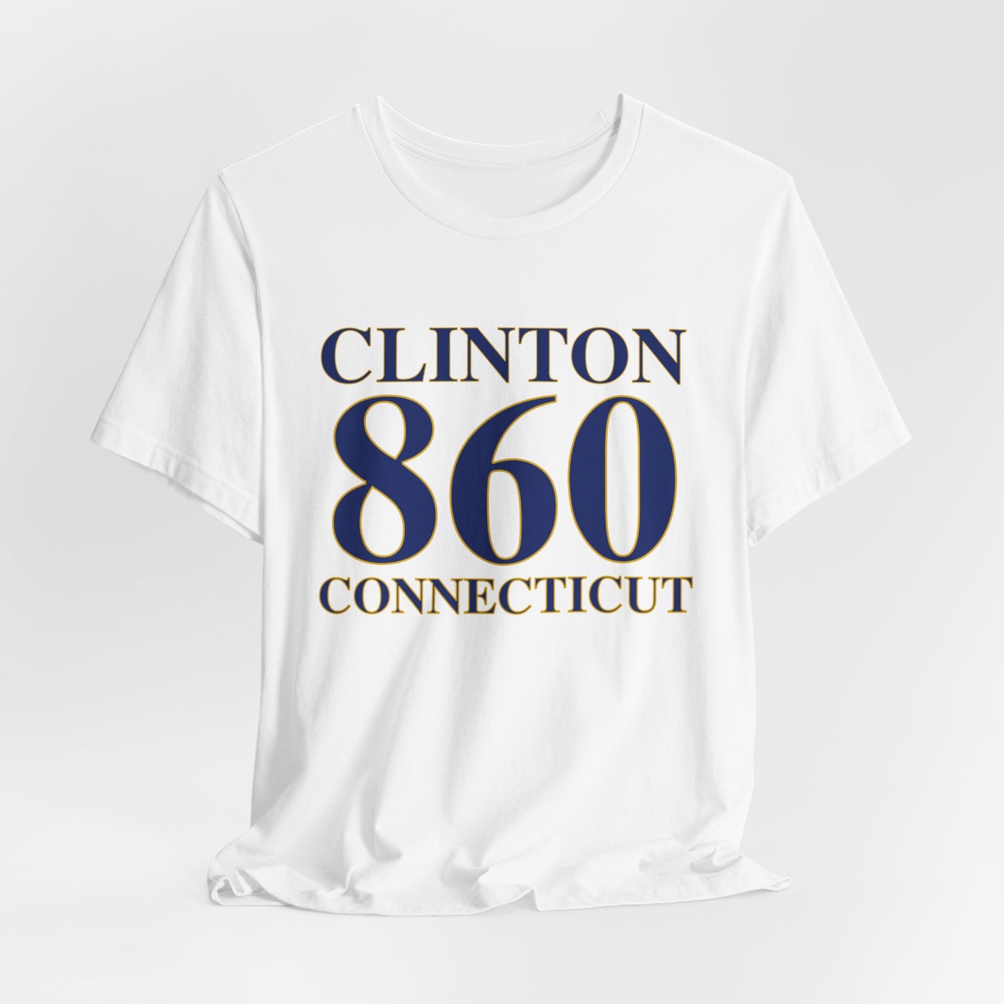 Clinton 860 Connecticut // Clinton Connecticut t shirt / finding connecticut