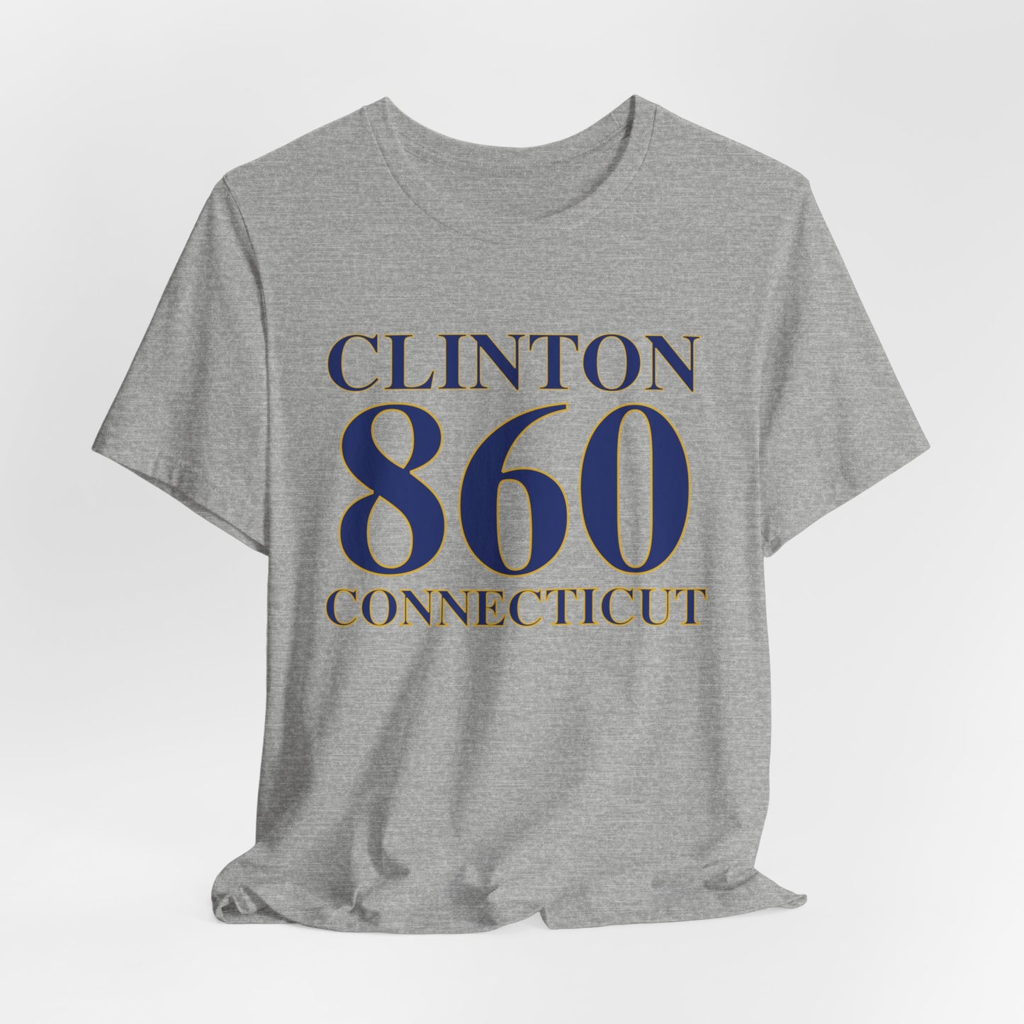 Clinton 860 Connecticut // Clinton Connecticut t shirt / finding connecticut