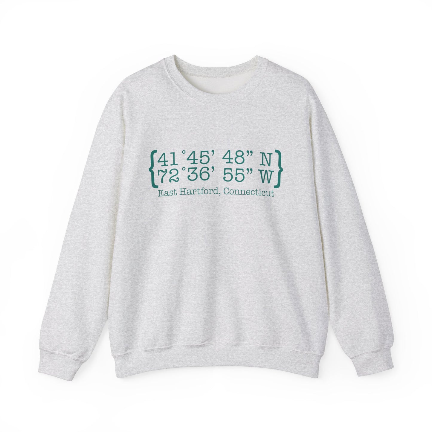 East Hartford Coordinates // East Hartford CT unisex sweatshirt // finding connecticut