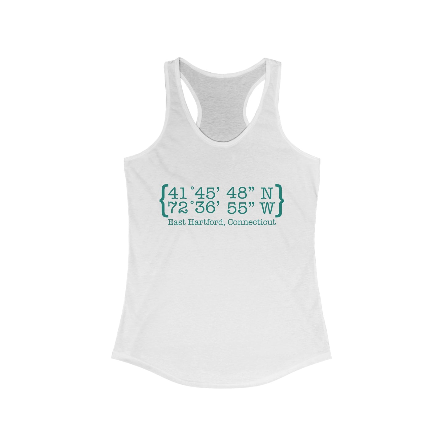 East Hartford Coordinates // East Hartford ct womens tank top shirt // finding connecticut