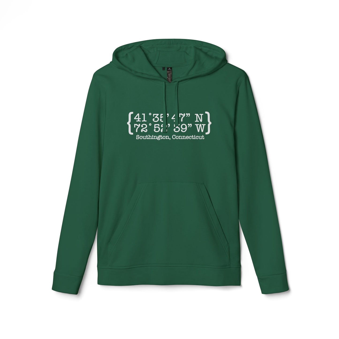 Enfield Coordinates // enfield CT adidas unisex hoodie sweatshirt // finding connecticut