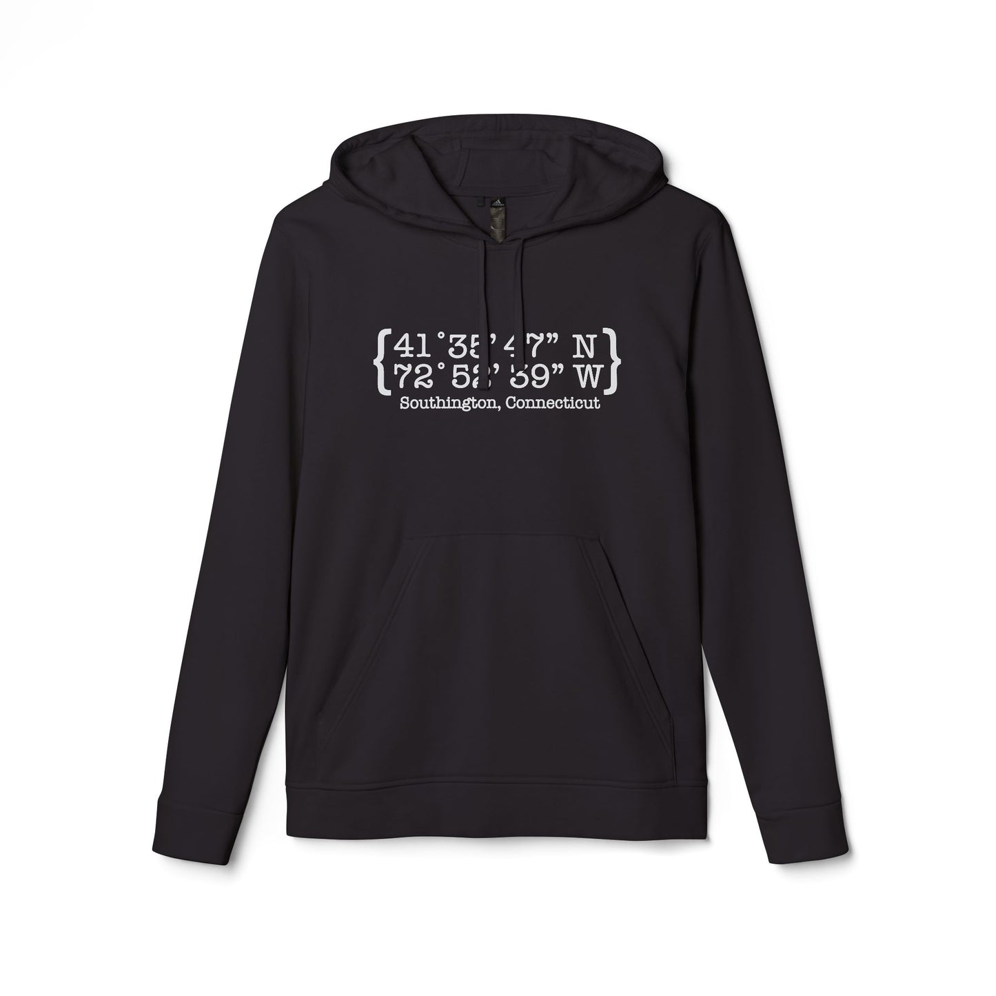 Enfield Coordinates // enfield CT adidas unisex hoodie sweatshirt // finding connecticut