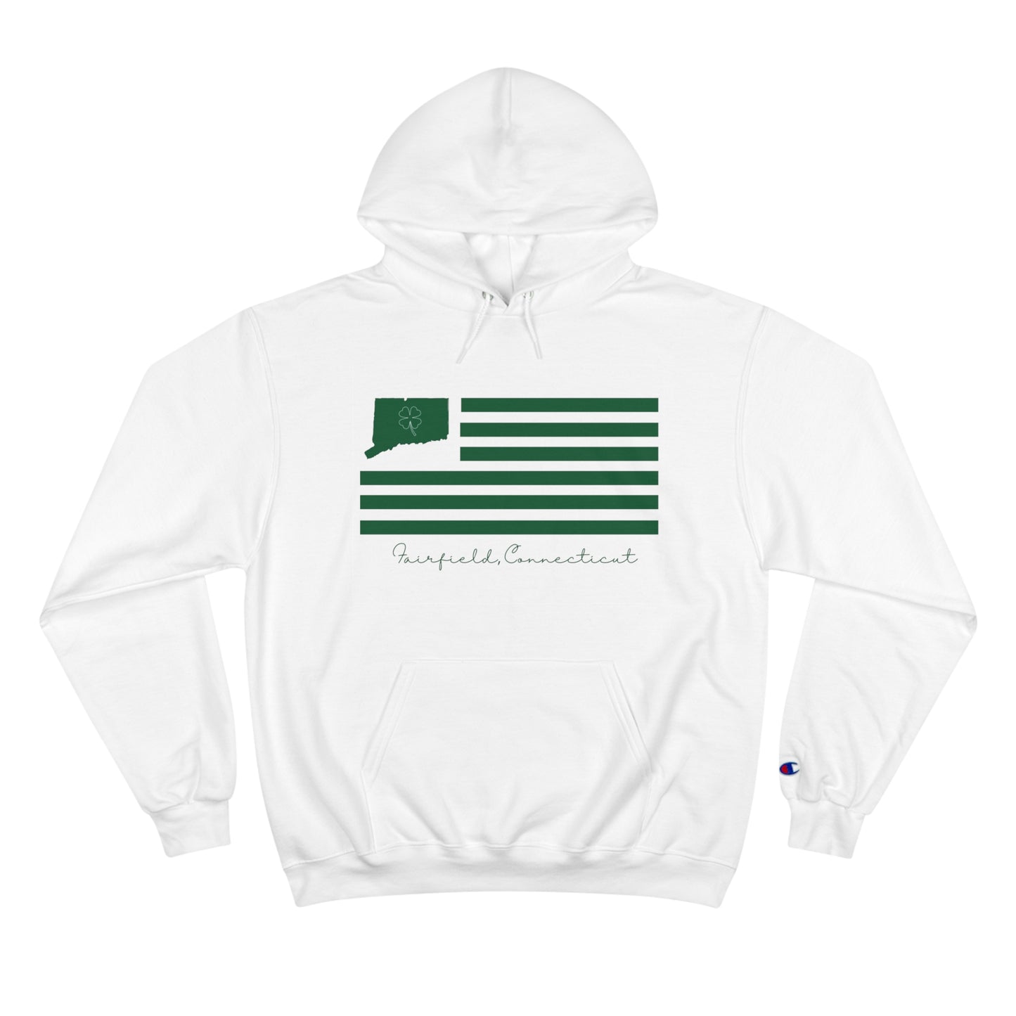 Fairfield Connecticut st. patrick's day champion hoodie sweatshirt