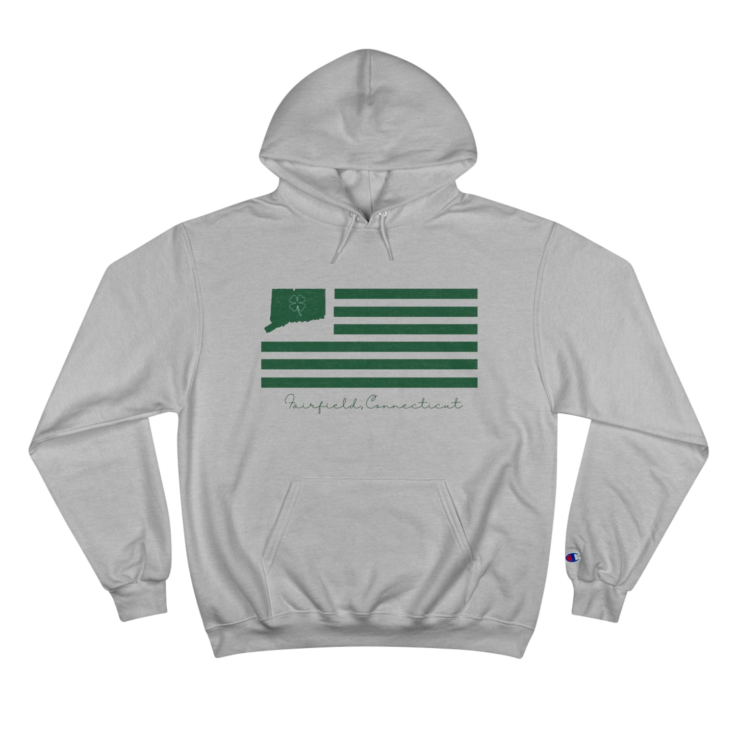 Fairfield Connecticut st. patrick's day champion hoodie sweatshirt