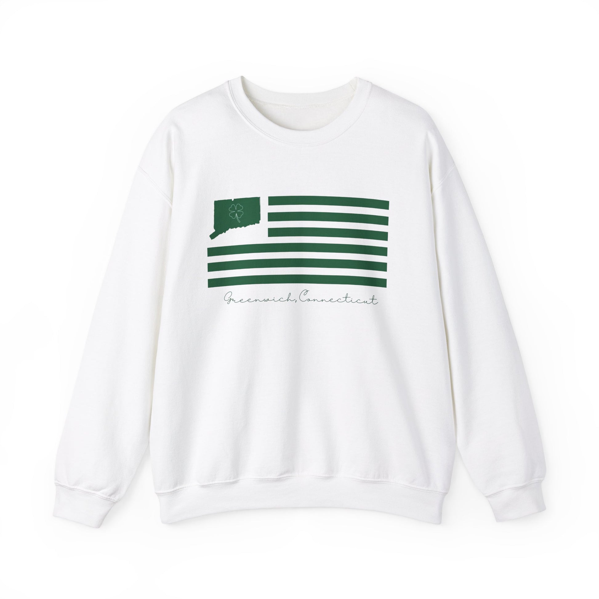 Greenwich Connecticut st patrick's day unisex sweatshirt