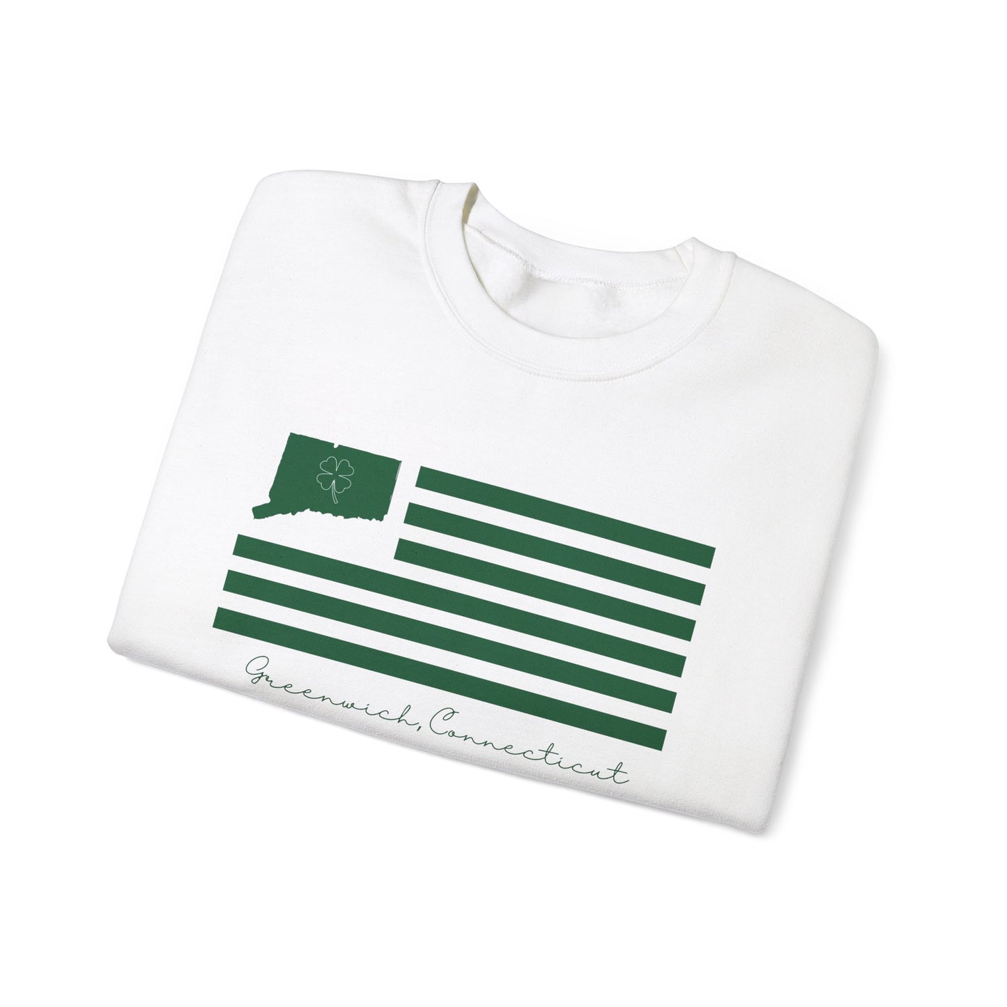 Greenwich Connecticut st patrick's day unisex sweatshirt