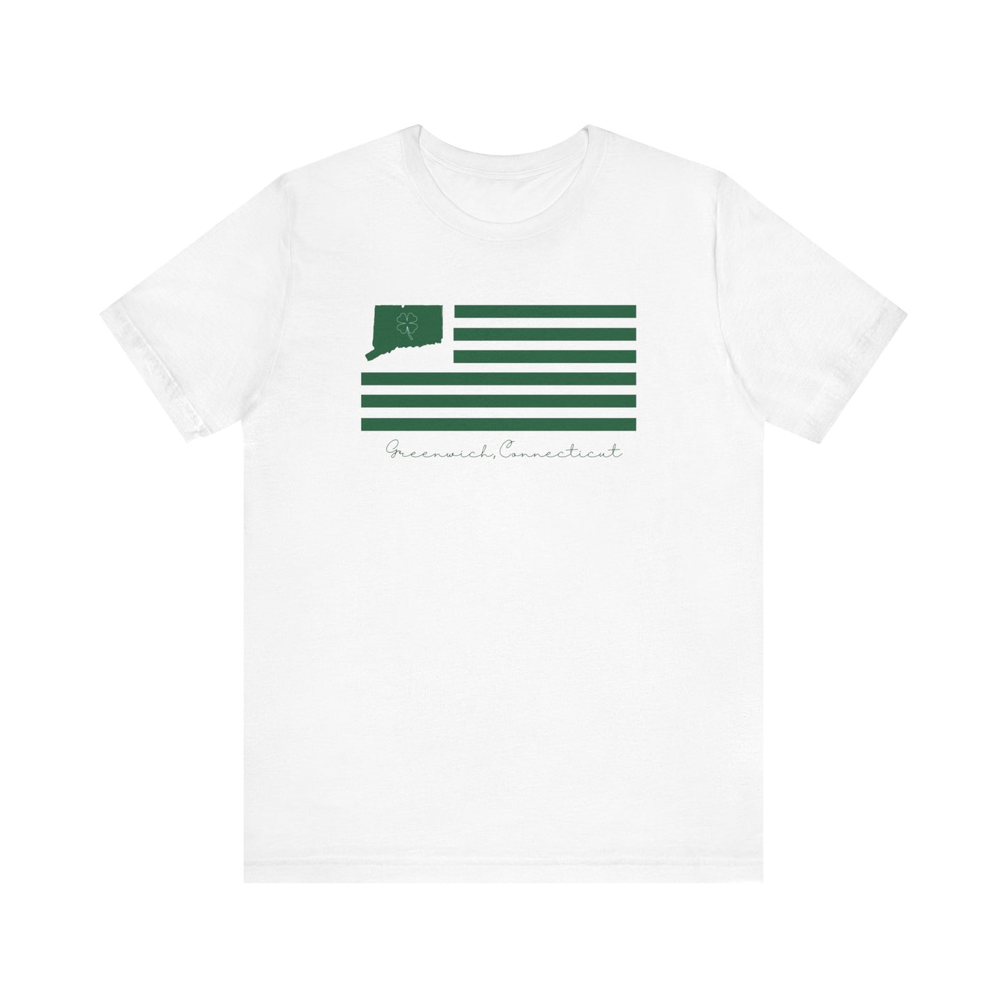 Greenwich Connecticut st patrick's day unisex t shirt