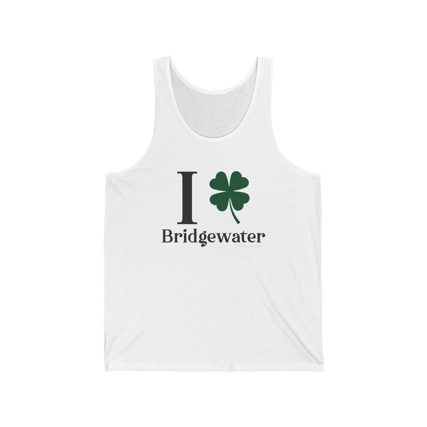 I Clover Bridgewater // Bridgewater CT unisex tank top shirts // finding connecticut