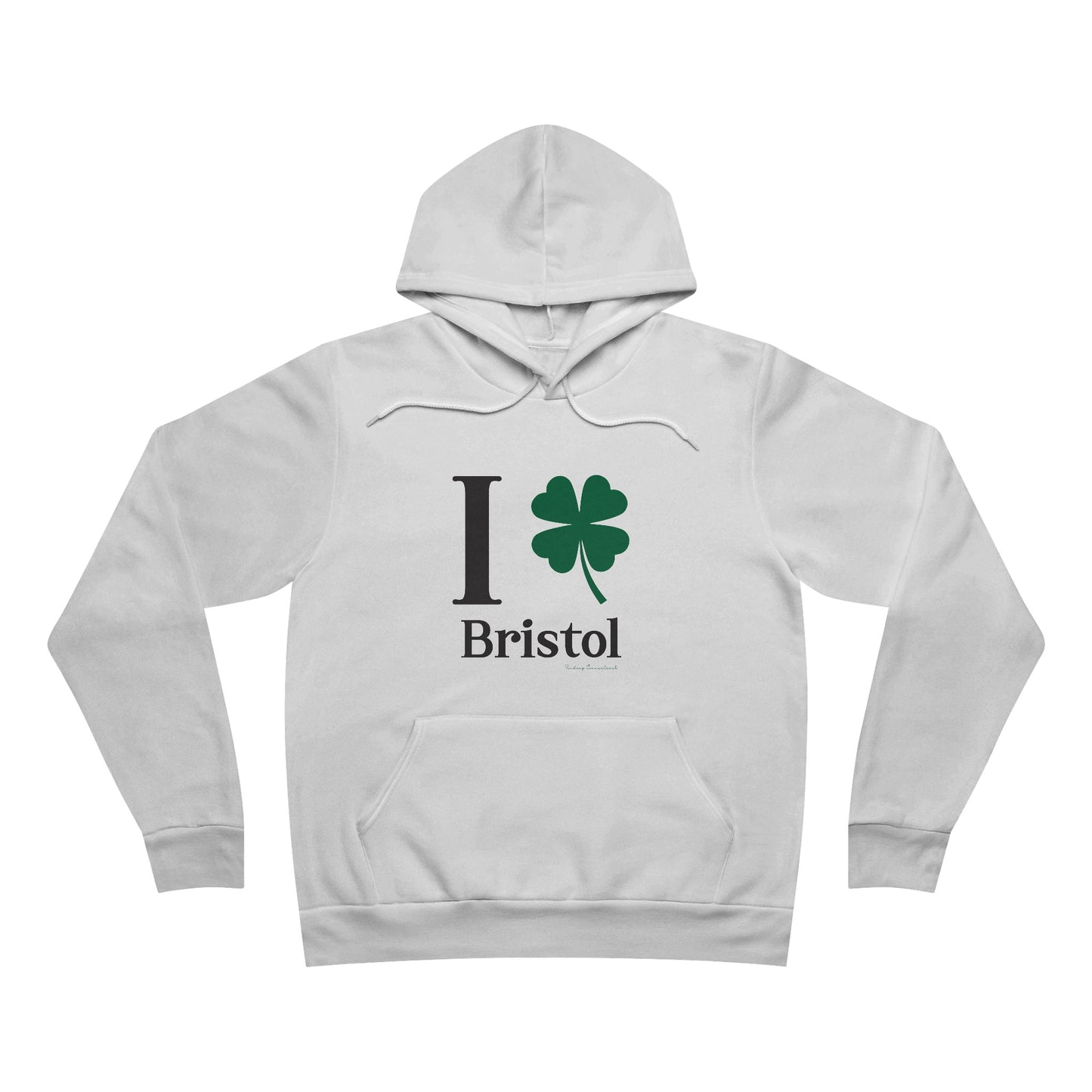 I Clover Bristol // Bristol CT St. Patrick's Day hoodie sweatshirt // finding connecticut