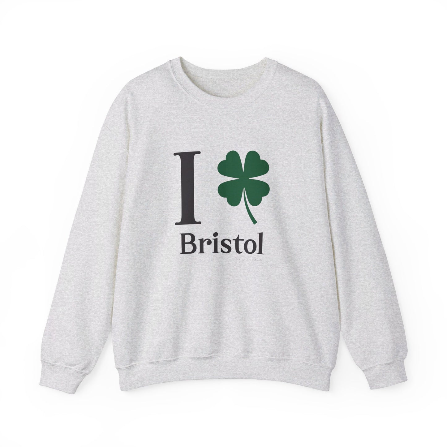 I Clover Bristol // Bristol CT St. Patrick's Day sweatshirts // finding connecticut