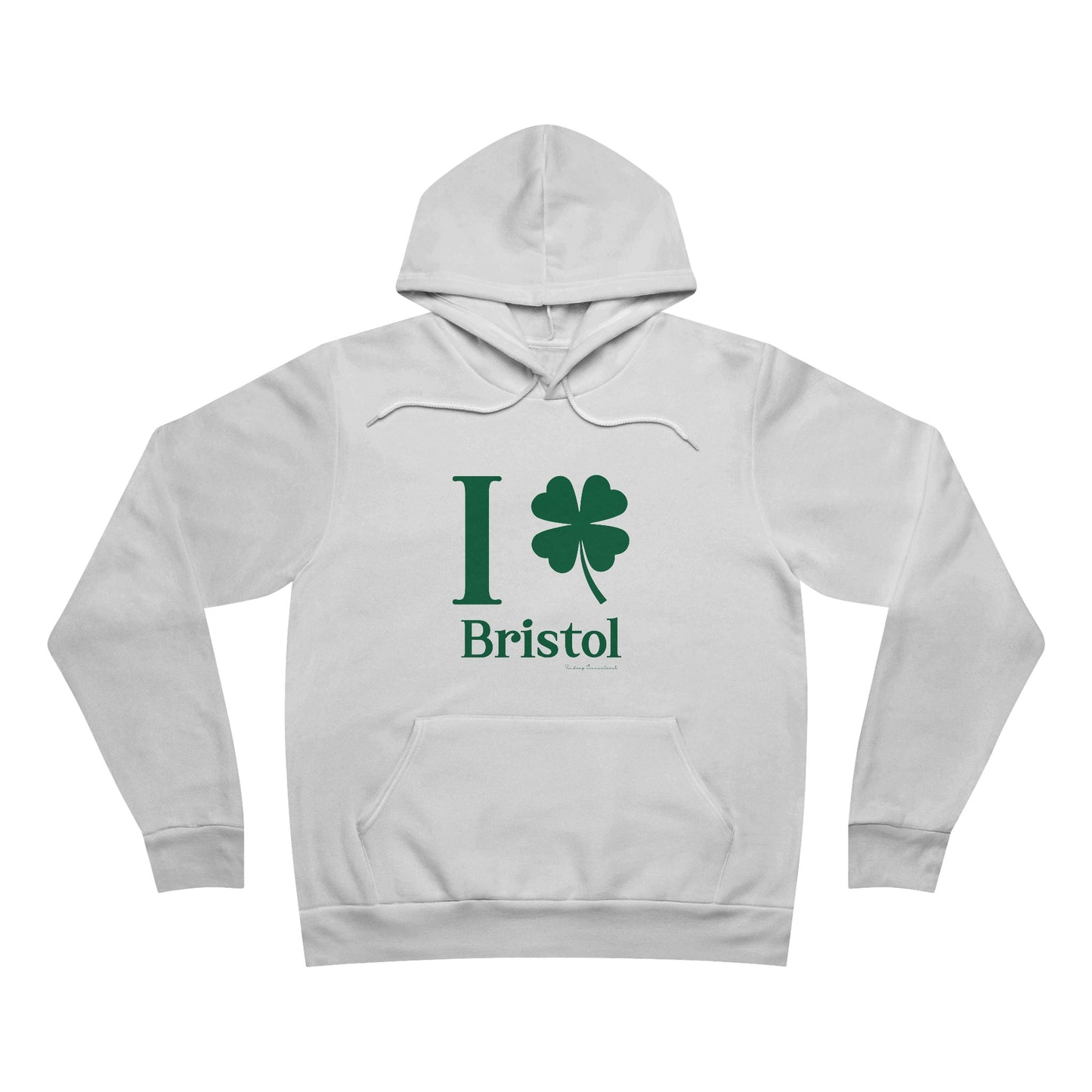 I Clover Bristol // Bristol Connecticut St. Patrick's Day hoodie sweatshirt // finding connecticut