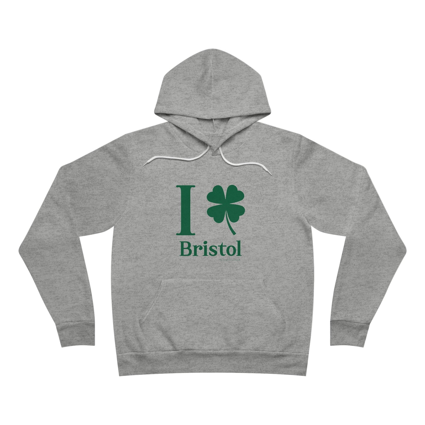 I Clover Bristol // Bristol Connecticut St. Patrick's Day hoodie sweatshirt // finding connecticut