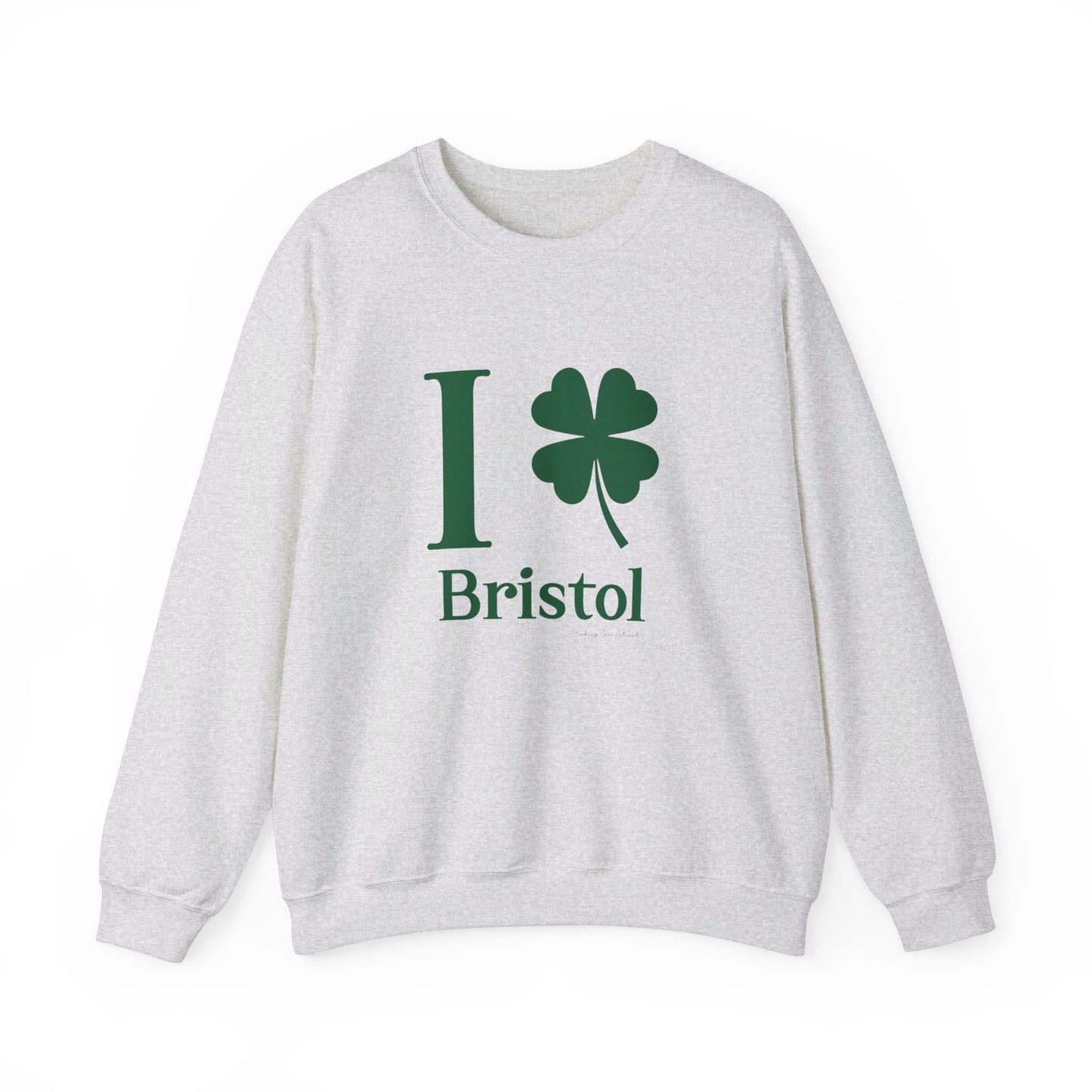I Clover Bristol // Bristol Connecticut St. Patrick's Day sweatshirt // finding connecticut