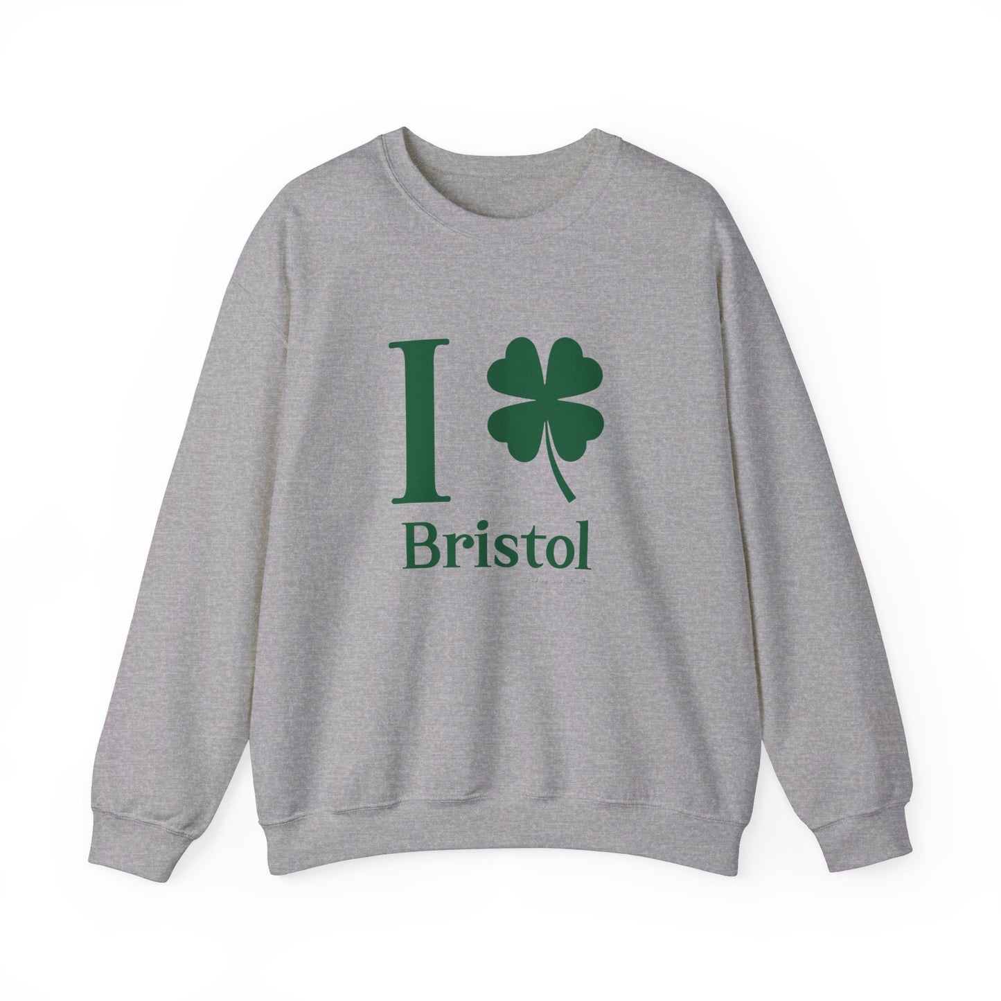 I Clover Bristol // Bristol Connecticut St. Patrick's Day sweatshirt // finding connecticut