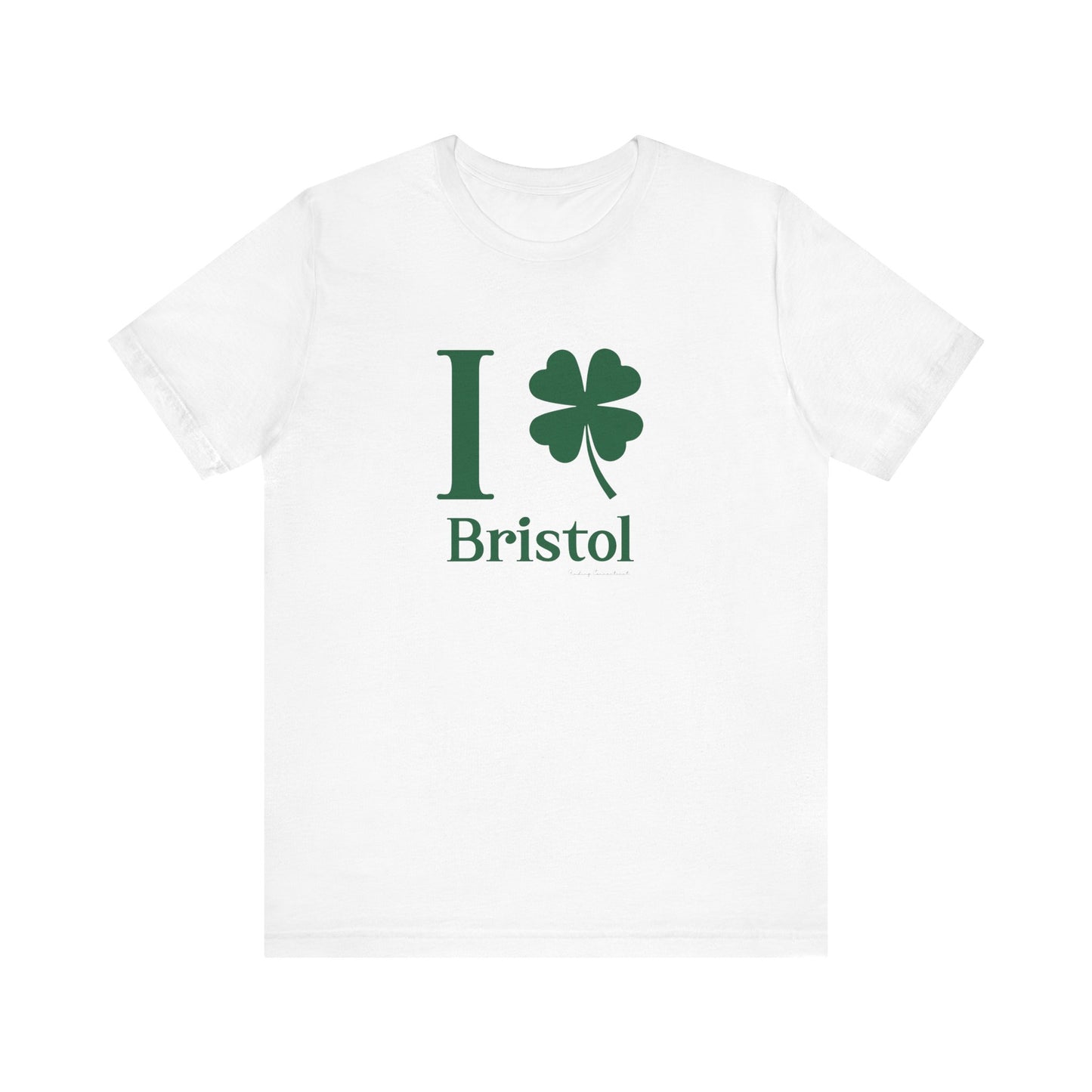 I Clover Bristol // Bristol Connecticut St. Patrick's Day t shirt // finding connecticut