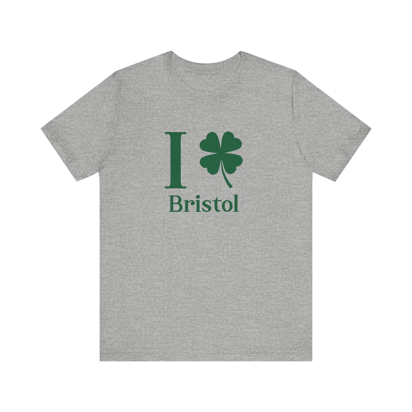 I Clover Bristol // Bristol Connecticut St. Patrick's Day t shirt // finding connecticut