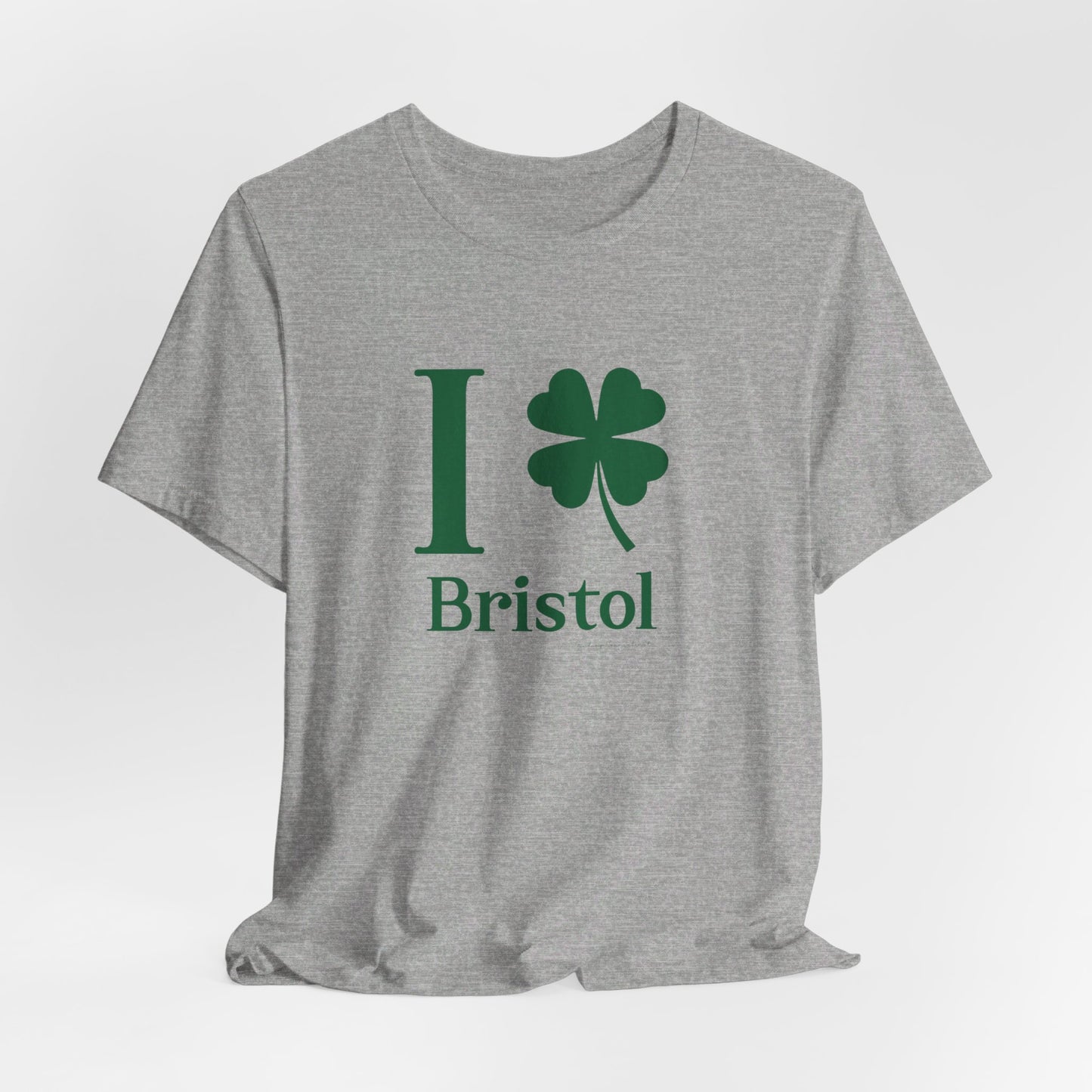 I Clover Bristol // Bristol Connecticut St. Patrick's Day t shirt // finding connecticut