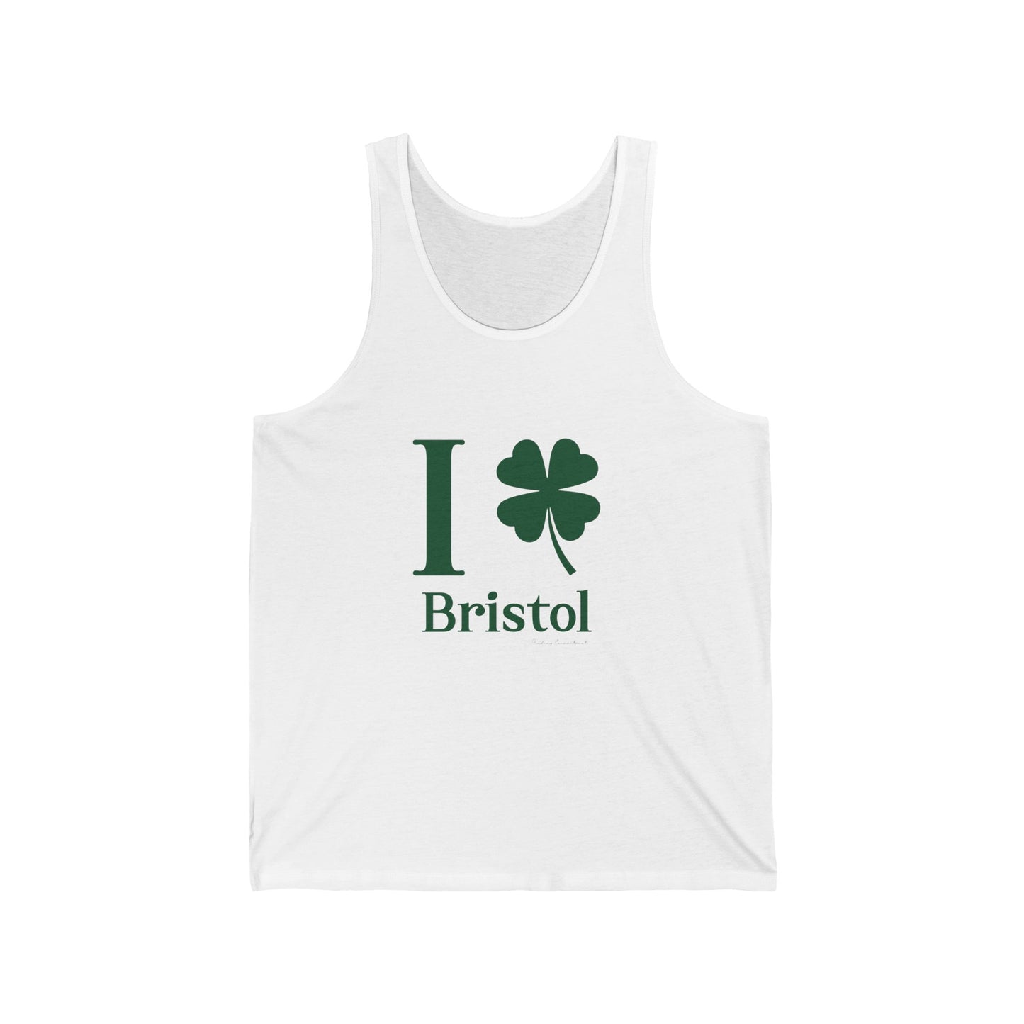 I Clover Bristol // Bristol Connecticut St. Patrick's Day tank top shirt // finding connecticut