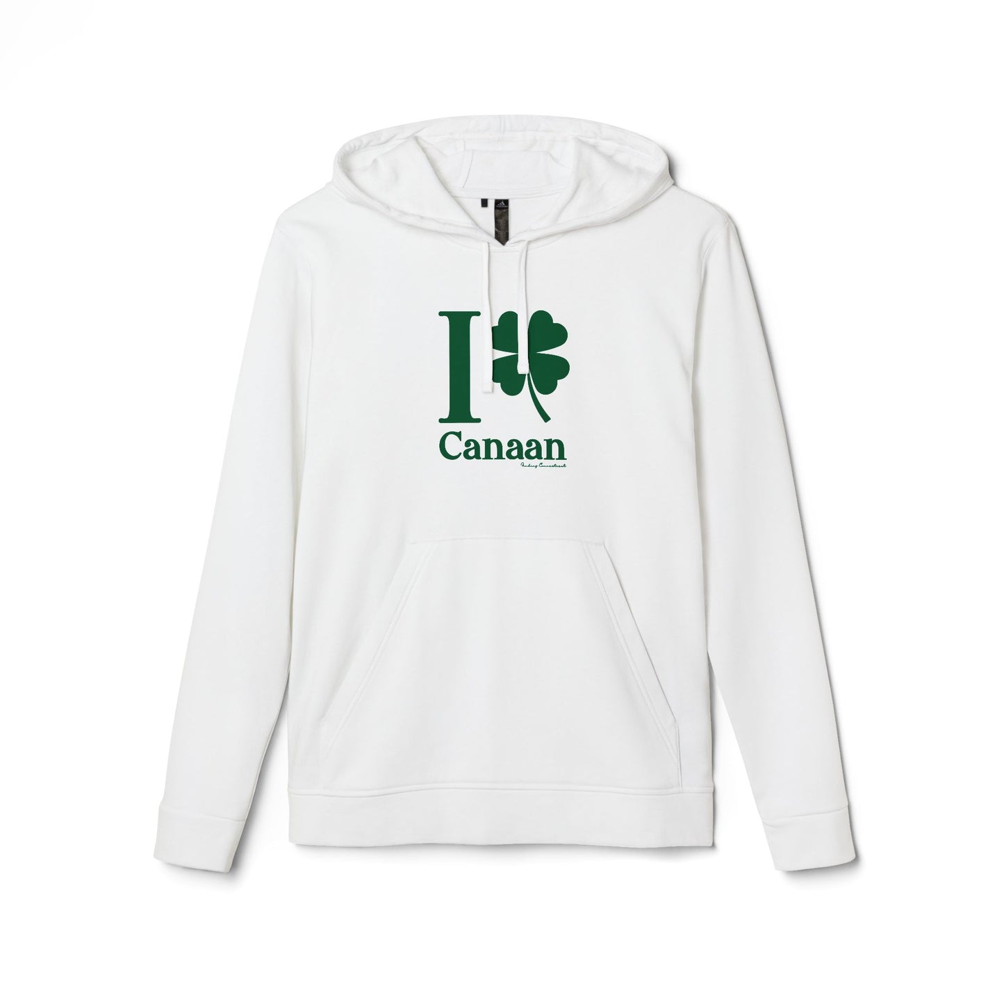 I Clover Canaan // Canaan Connecticut unisex adidas hoodies sweatshirts // finding connecticut