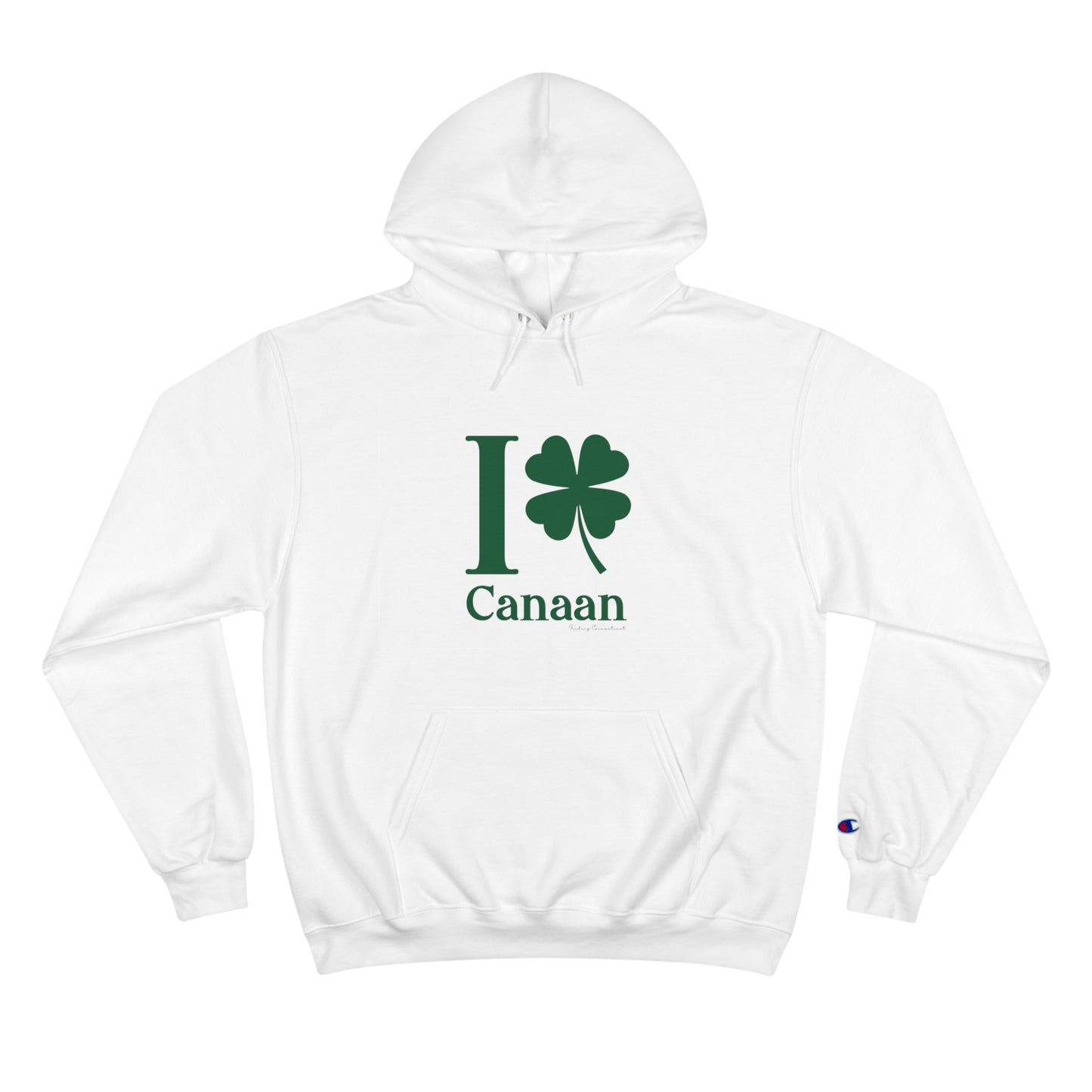 I Clover Canaan // Canaan Connecticut unisex champion hoodies sweatshirts // finding connecticut
