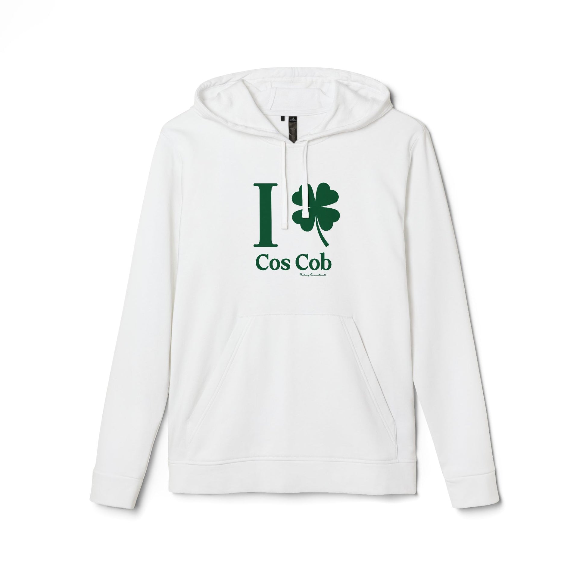 I Clover Cos Cob // Cos Cob Greenwich Connecticut unisex adidas hoodie sweatshirt  // finding connecticut