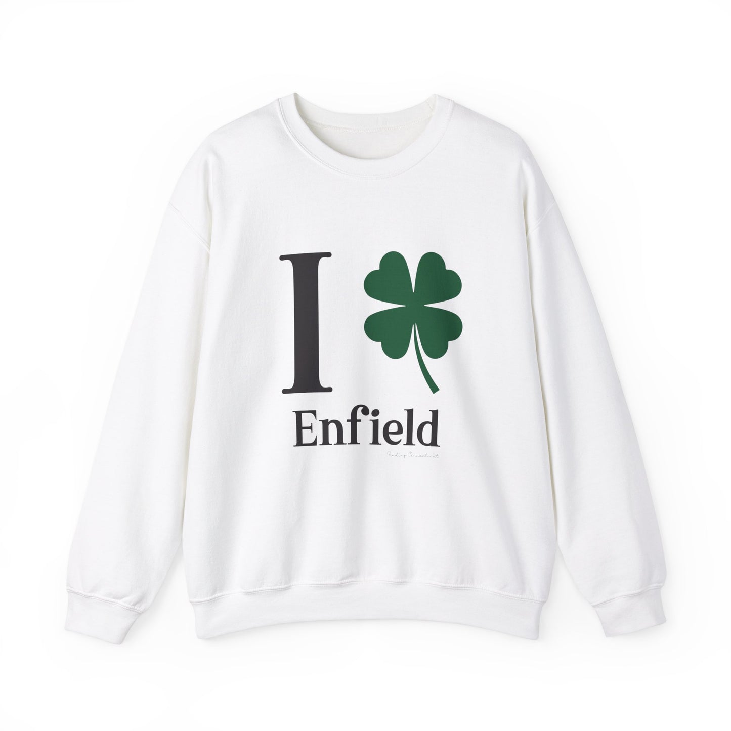 I Clover Enfield // Enfield CT unisex crewneck sweatshirt // finding connecticut