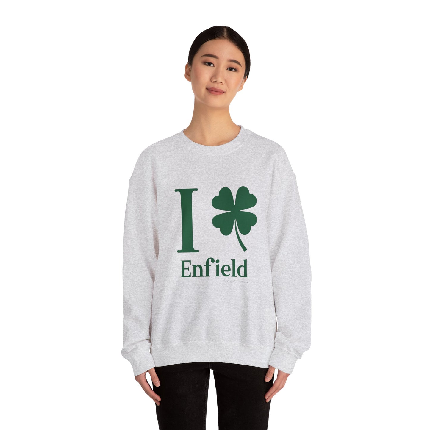 I Clover Enfield // Enfield Connecticut unisex crewneck sweatshirt // finding connecticut