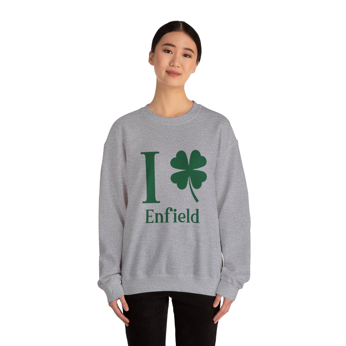 I Clover Enfield // Enfield Connecticut unisex crewneck sweatshirt // finding connecticut