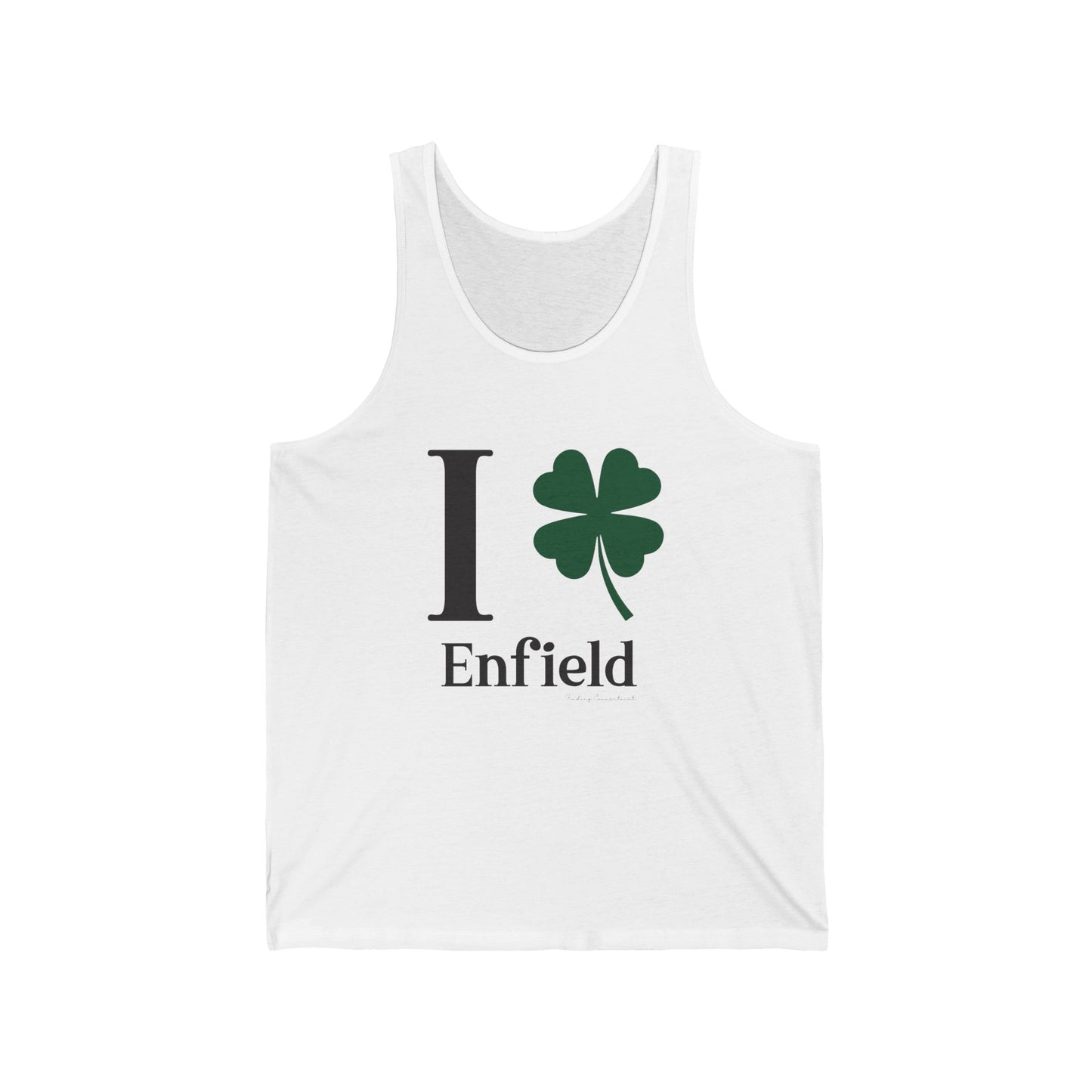I Clover Enfield // Enfield Connecticut unisex ttank top shirt // finding connecticut