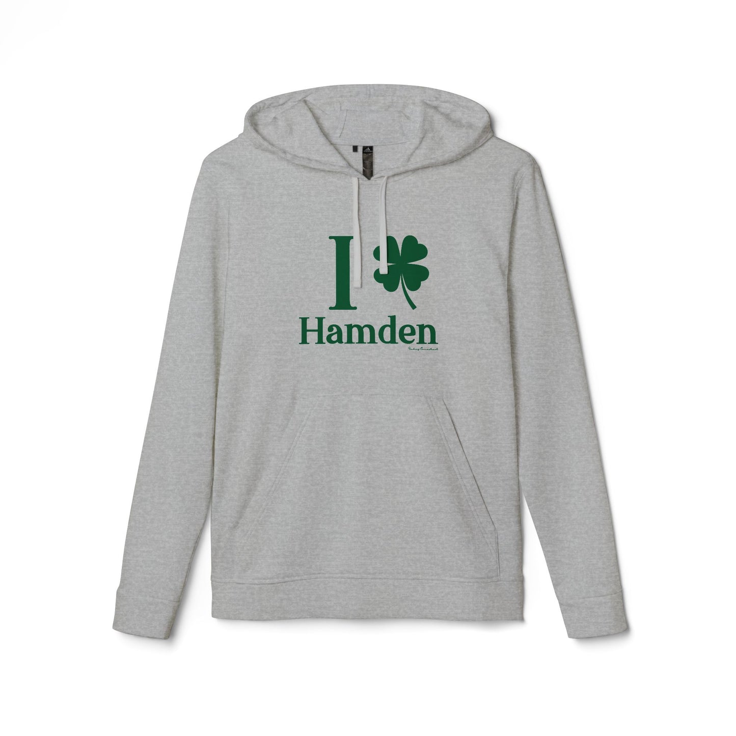 I Clover Hamden // hamden connecticut st. Patrick's day Adidas hoodie sweatshirt // finding connecticut