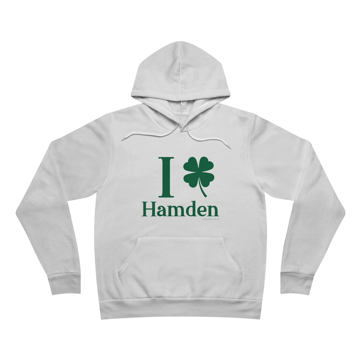I Clover Hamden // hamden connecticut st. Patrick's day hoodie sweatshirt // finding connecticut