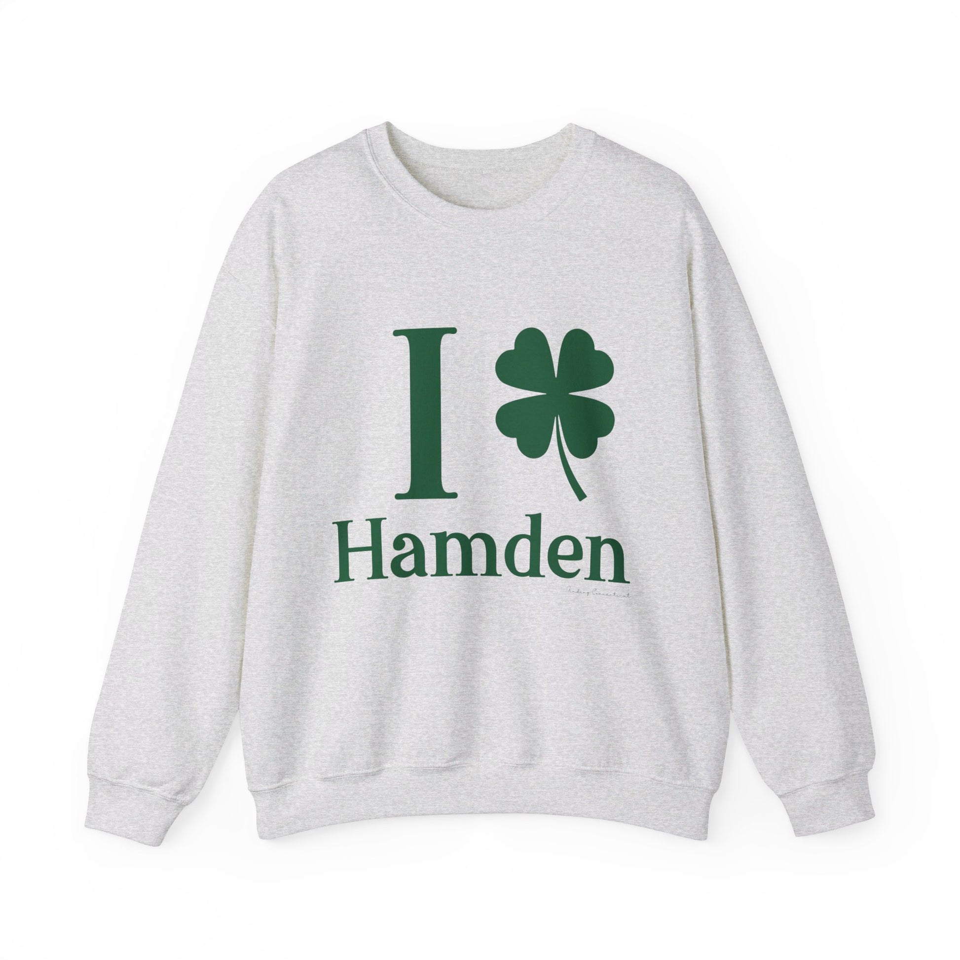 I Clover Hamden // hamden connecticut st. Patrick's day sweatshirt // finding connecticut