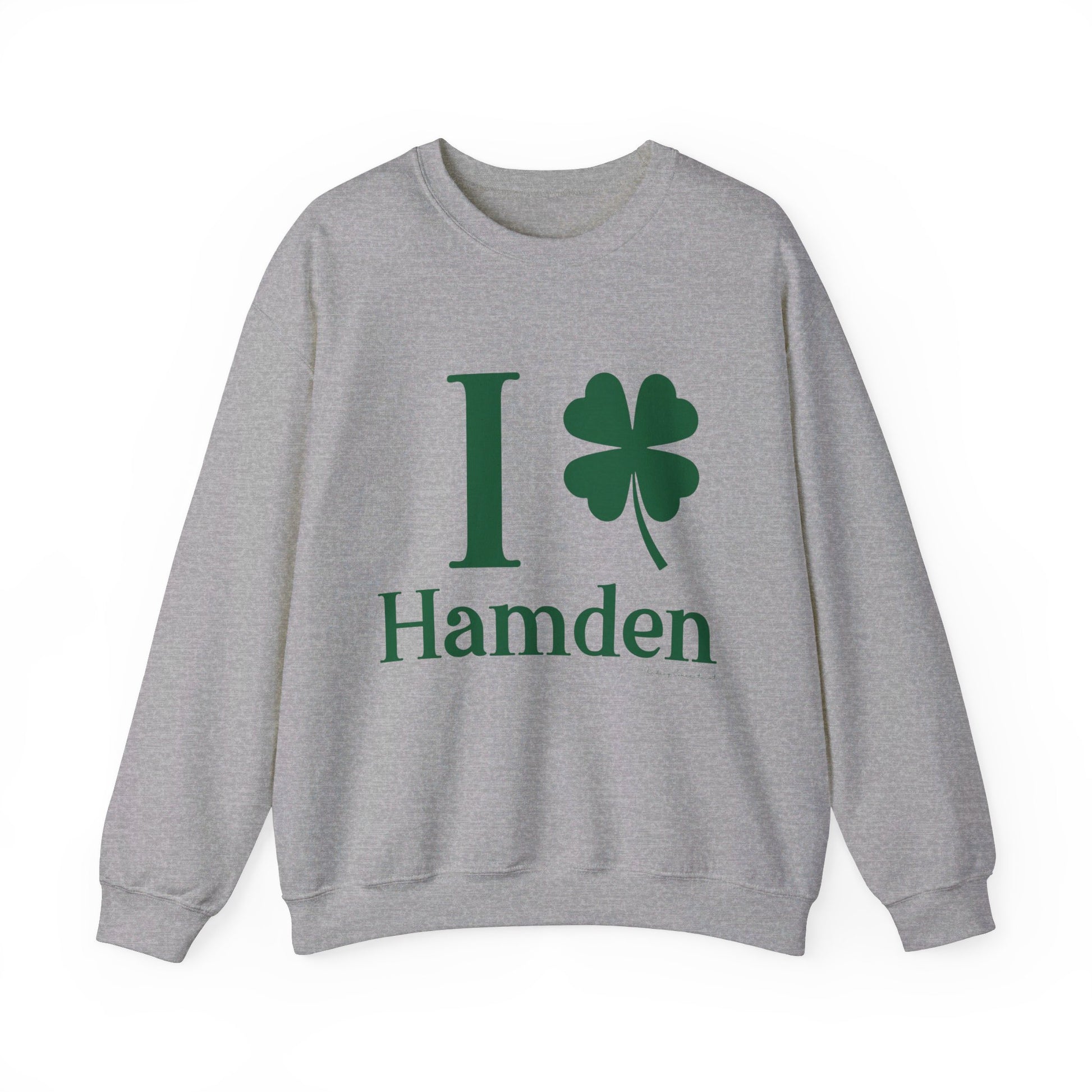 I Clover Hamden // hamden connecticut st. Patrick's day sweatshirt // finding connecticut