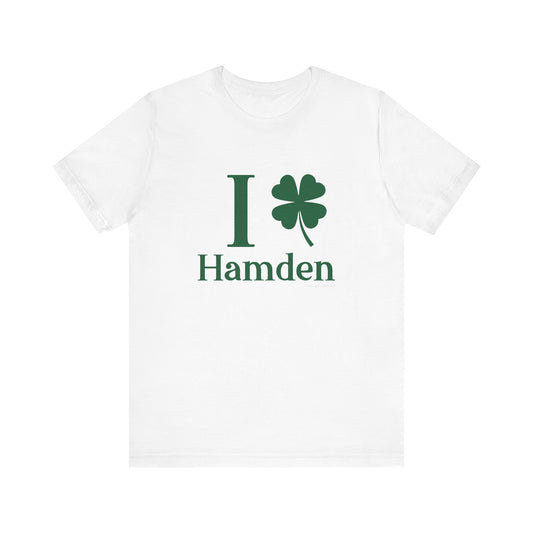I Clover Hamden // hamden connecticut st. Patrick's day t shirt // finding connecticut