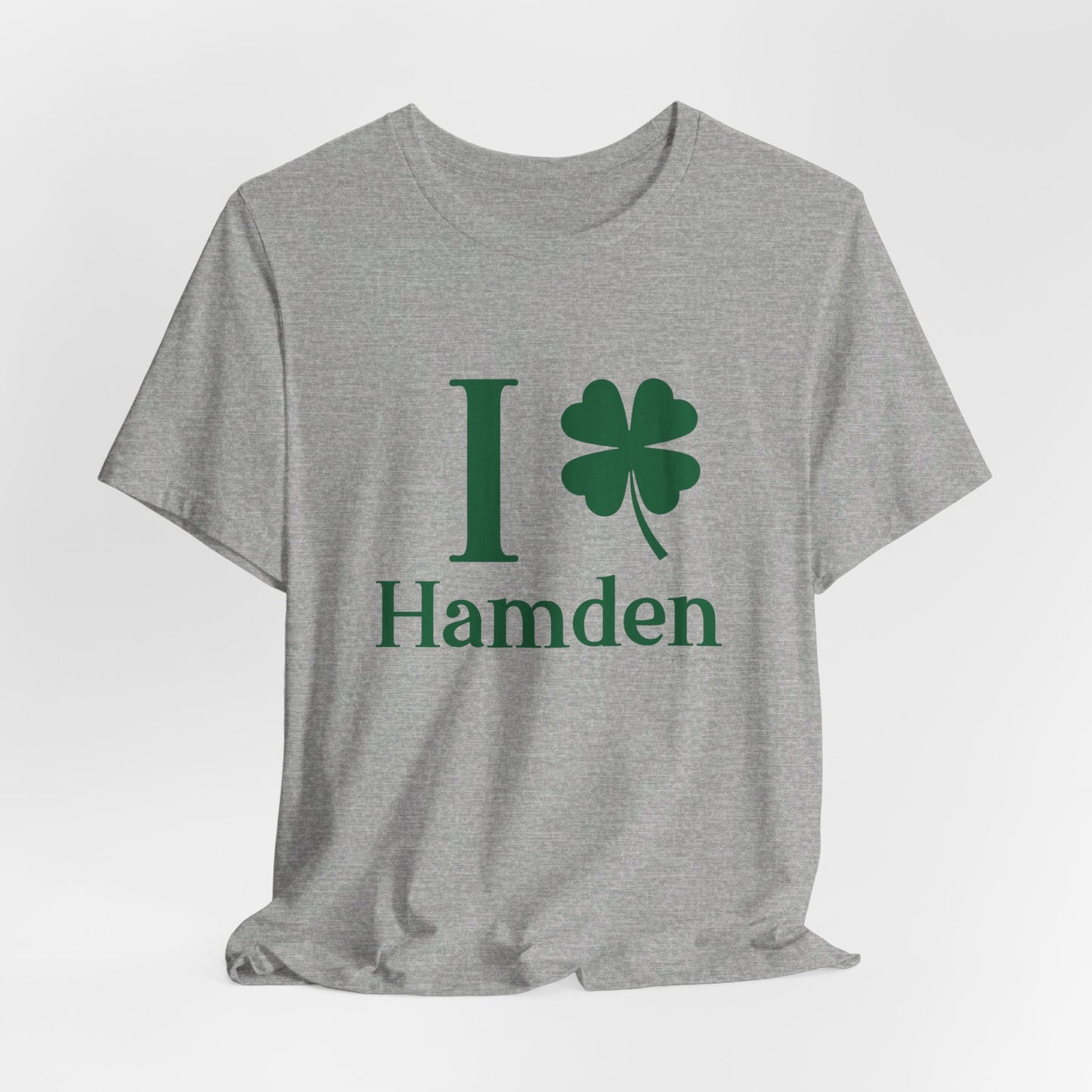 I Clover Hamden // hamden connecticut st. Patrick's day t shirt // finding connecticut