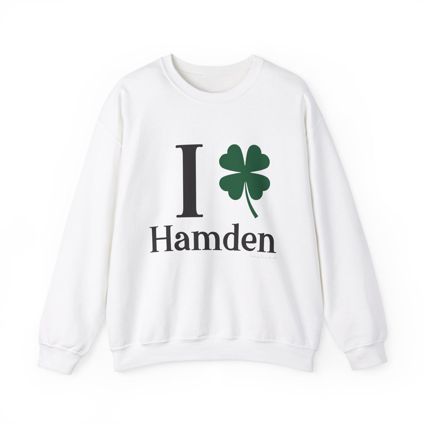 I Clover Hamden // hamden ct st. Patrick's day sweatshirt // finding connecticut