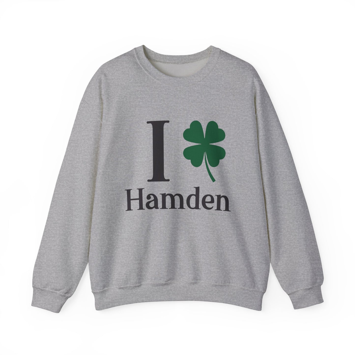 I Clover Hamden // hamden ct st. Patrick's day sweatshirt // finding connecticut