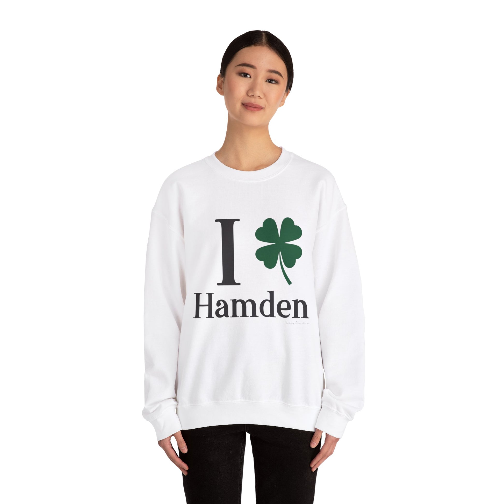 I Clover Hamden // hamden ct st. Patrick's day  sweatshirt  // finding connecticut