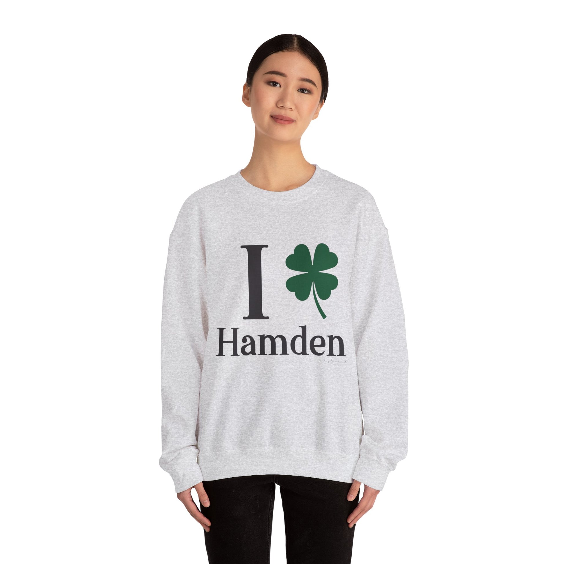 I Clover Hamden // hamden ct st. Patrick's day  sweatshirt  // finding connecticut