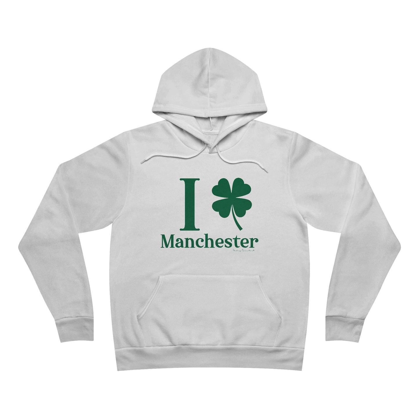 I Clover Manchester // Manchester Connecticut hoodie sweatshirt // finding connecticut