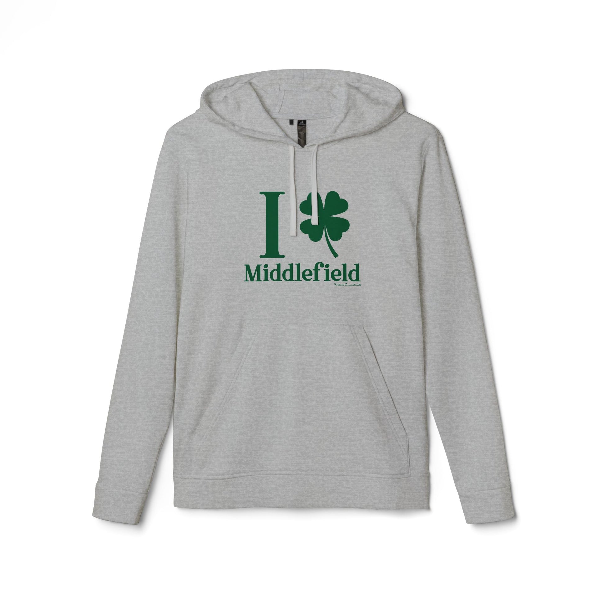 I Clover Middlefield // Middlefield Connecticut Adidas unisex hoodie // finding connecticut