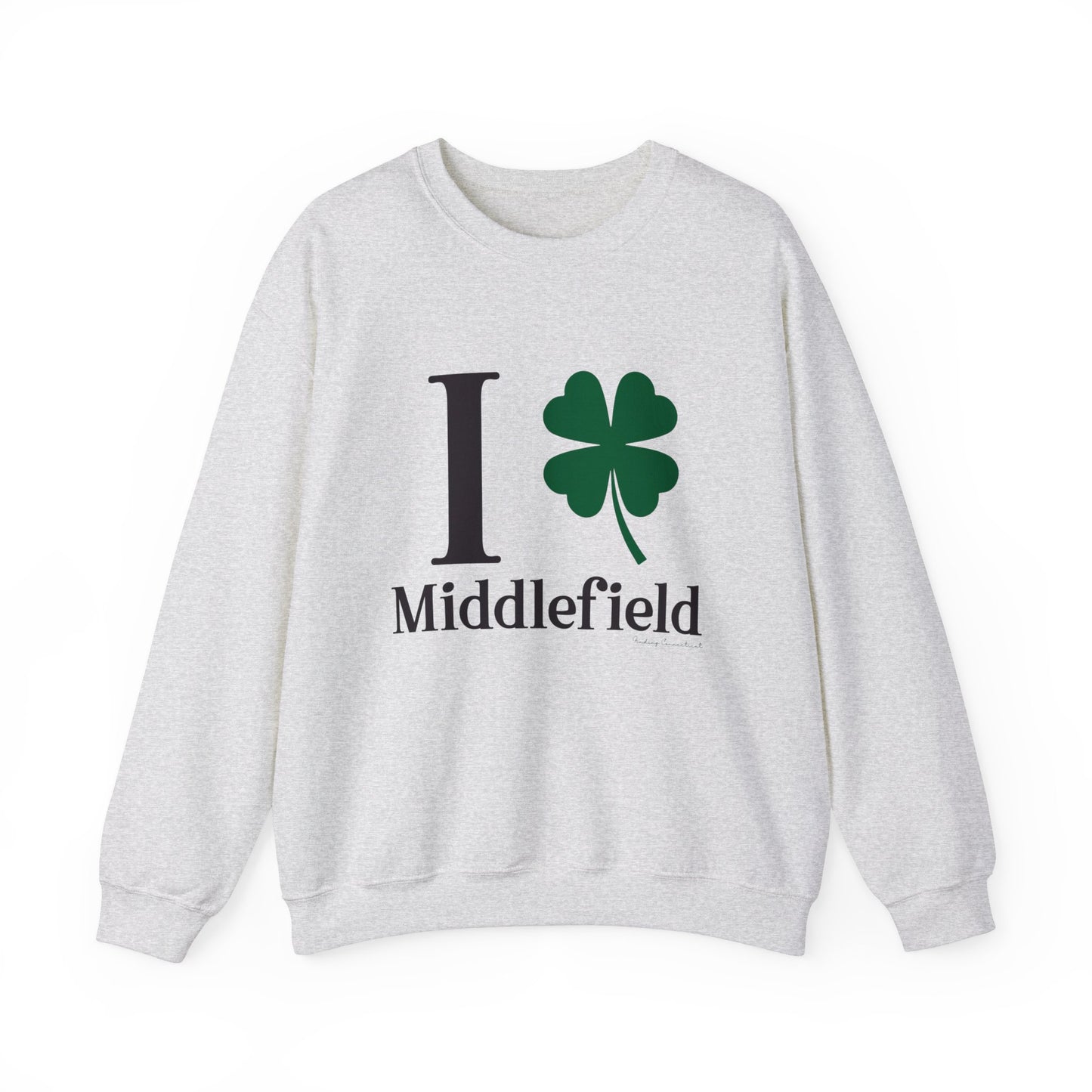 I Clover Middlefield // Middlefield Ct unisex sweatshirt  // finding connecticut