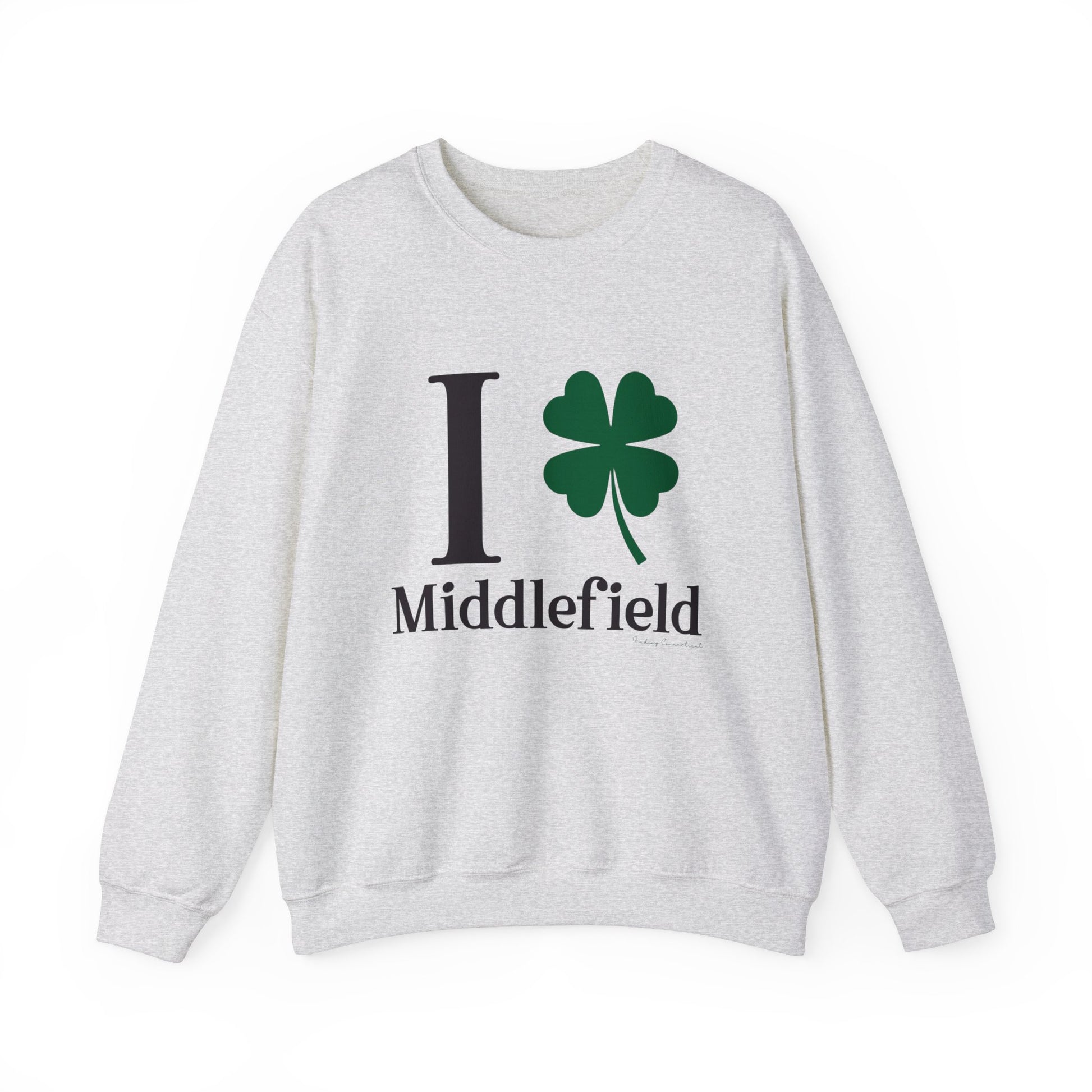 I Clover Middlefield // Middlefield Ct unisex sweatshirt  // finding connecticut