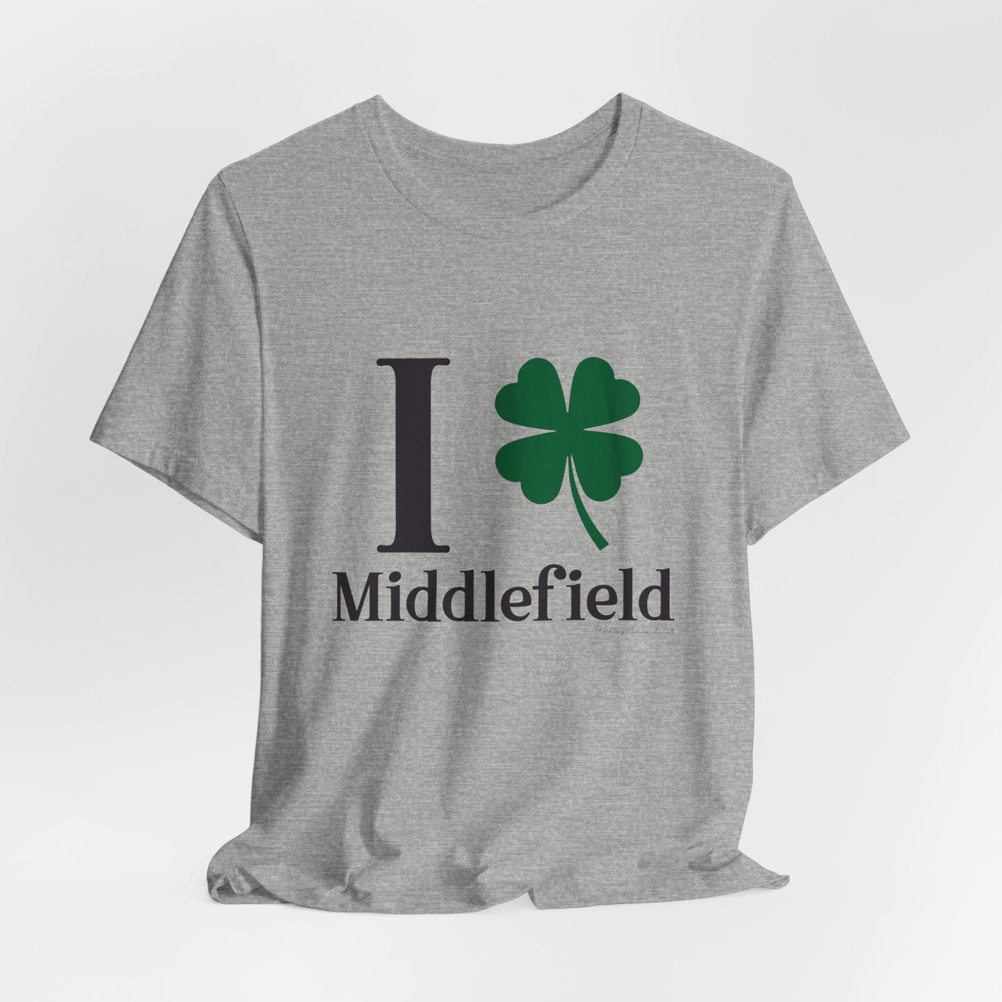 I Clover Middlefield // Middlefield Ct unisex t shirt // finding connecticut
