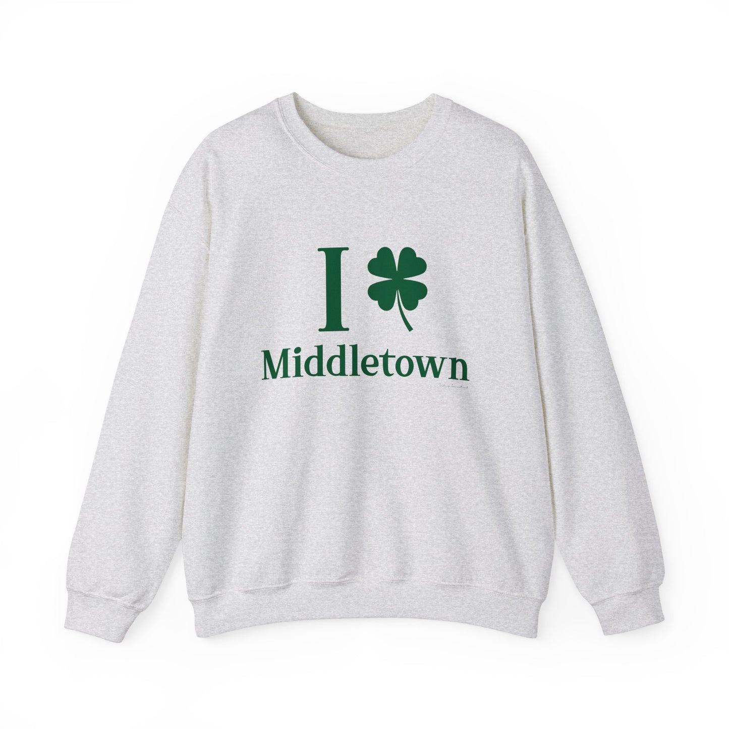 I Clover Middletown /// Middletown CT st patricks unisex sweatshirt // finding connecticut