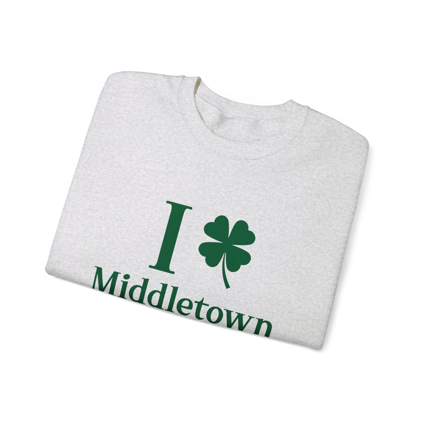 I Clover Middletown /// Middletown CT st patricks unisex sweatshirt // finding connecticut