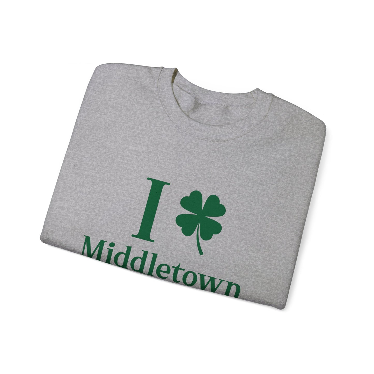 I Clover Middletown /// Middletown CT st patricks unisex sweatshirt // finding connecticut